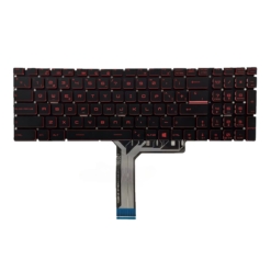 Teclado MSI GL63 GL65 GL72 LG72M GL73 Rojo con Backlight (retroiluminado)