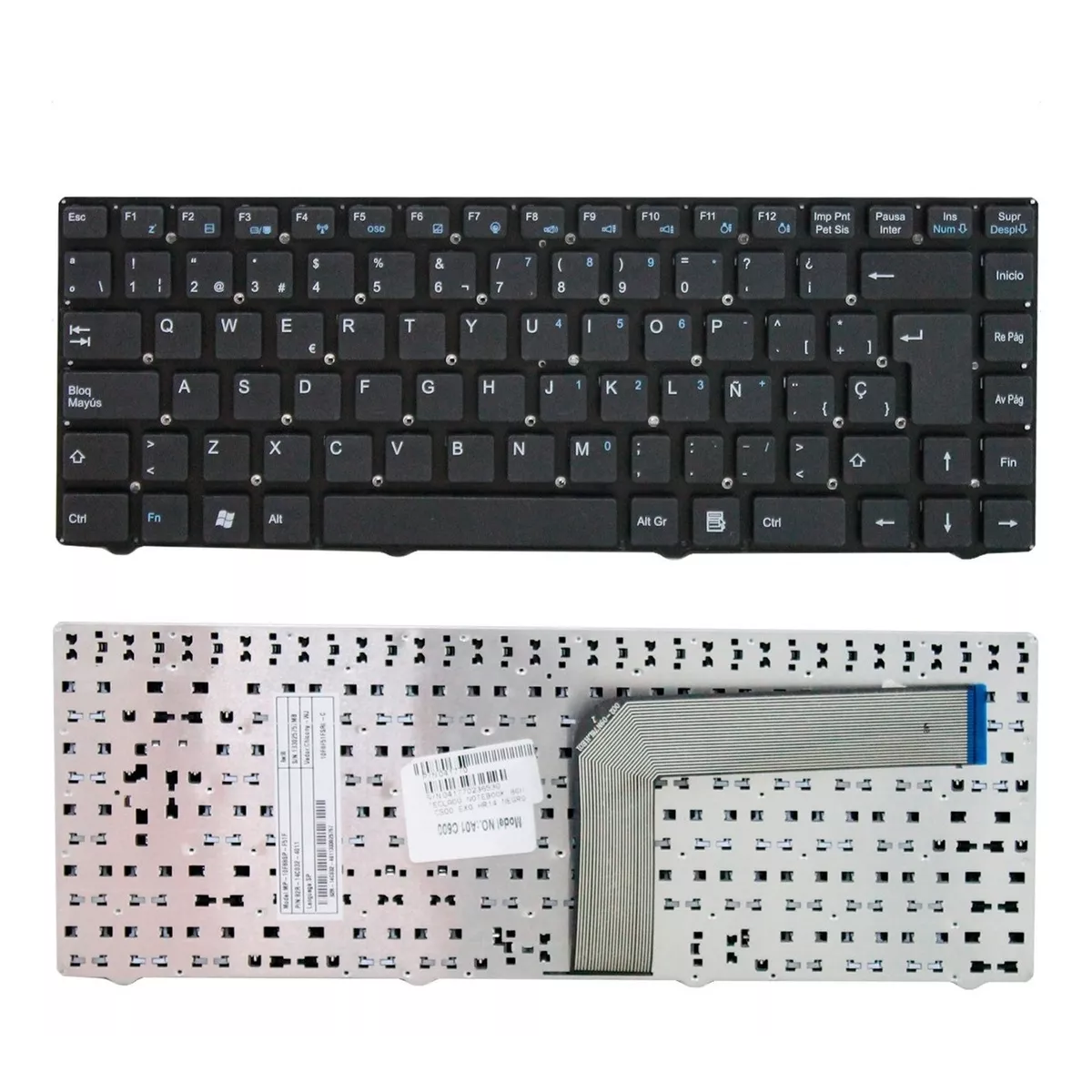Teclado Bgh Positivo C510 C520 C525 C530 C550 C560 C570 S/Frame Español