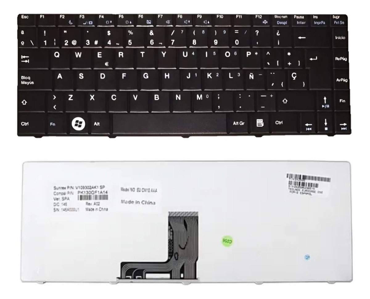 Teclado Eurocase Ken Brown KELYC C50 CM10 KPCM10 Español