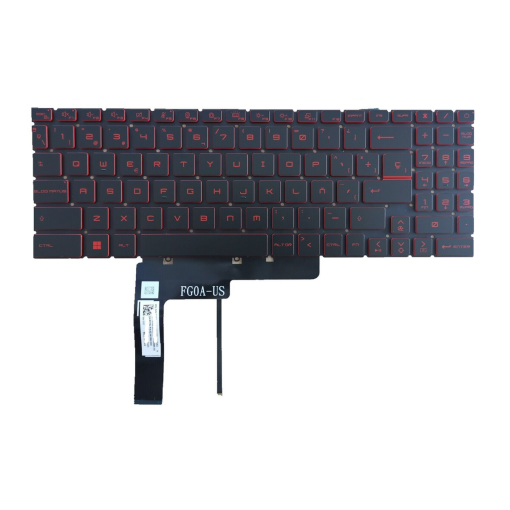 Teclado MSI GL66 GF66 GF76 GL76 Retroiluminado