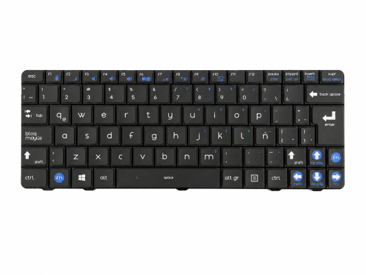 TECLADO EXO DEPOT ES10 N210 N230 N201 ESPAÑOL GRIS