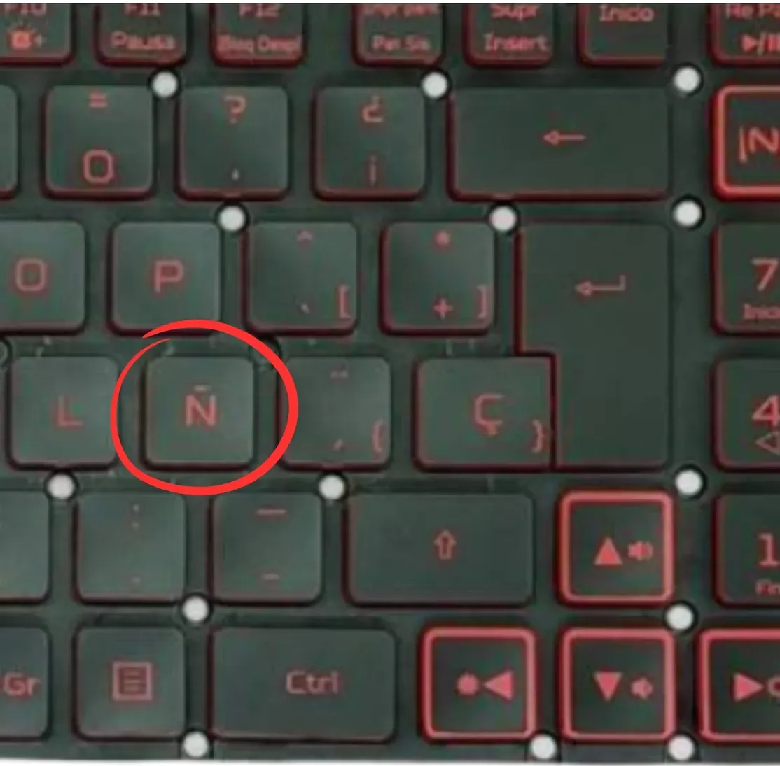 TECLADO ACER NITRO 5 AN515-54 AN515-55 AN515-56 - Imagen 3
